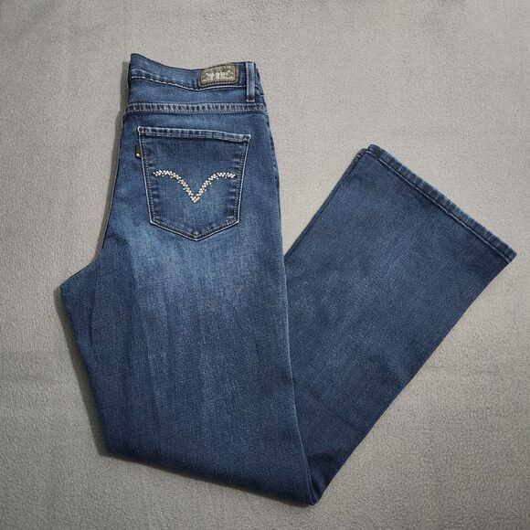 Levi's 512 Women 10 Perfectly Slimming Mid Rise Bootcut Jeans - Picture 2 of 12